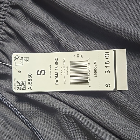 Men's Adidas Black Parma 16 Soccer Shorts Houston Dynamo - Picture 5 of 6